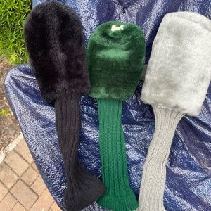 Golf club head covers 
3 Pc